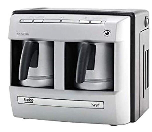 SAR 800, Beko Turkish Coffee Machine – Double Pot, 2-Cup Capacity, CookSense & Anti-Spill Technolog
