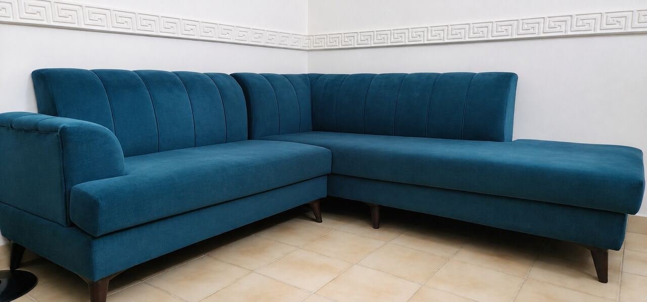 SAR 300, L-Shaped 5-Seater Sofa For Sale 🛋️