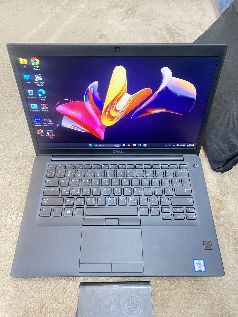 SAR 700, Dell I7-8GB-256GB-14” Screen-Original Charger-Original Battery-Win 11