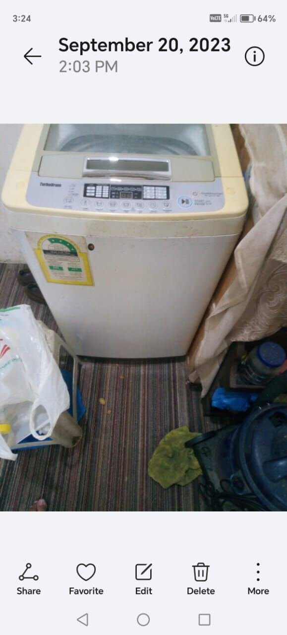 SAR 800, LG Automatic Washing Machine For Sale At Extremely Reasonable Rates