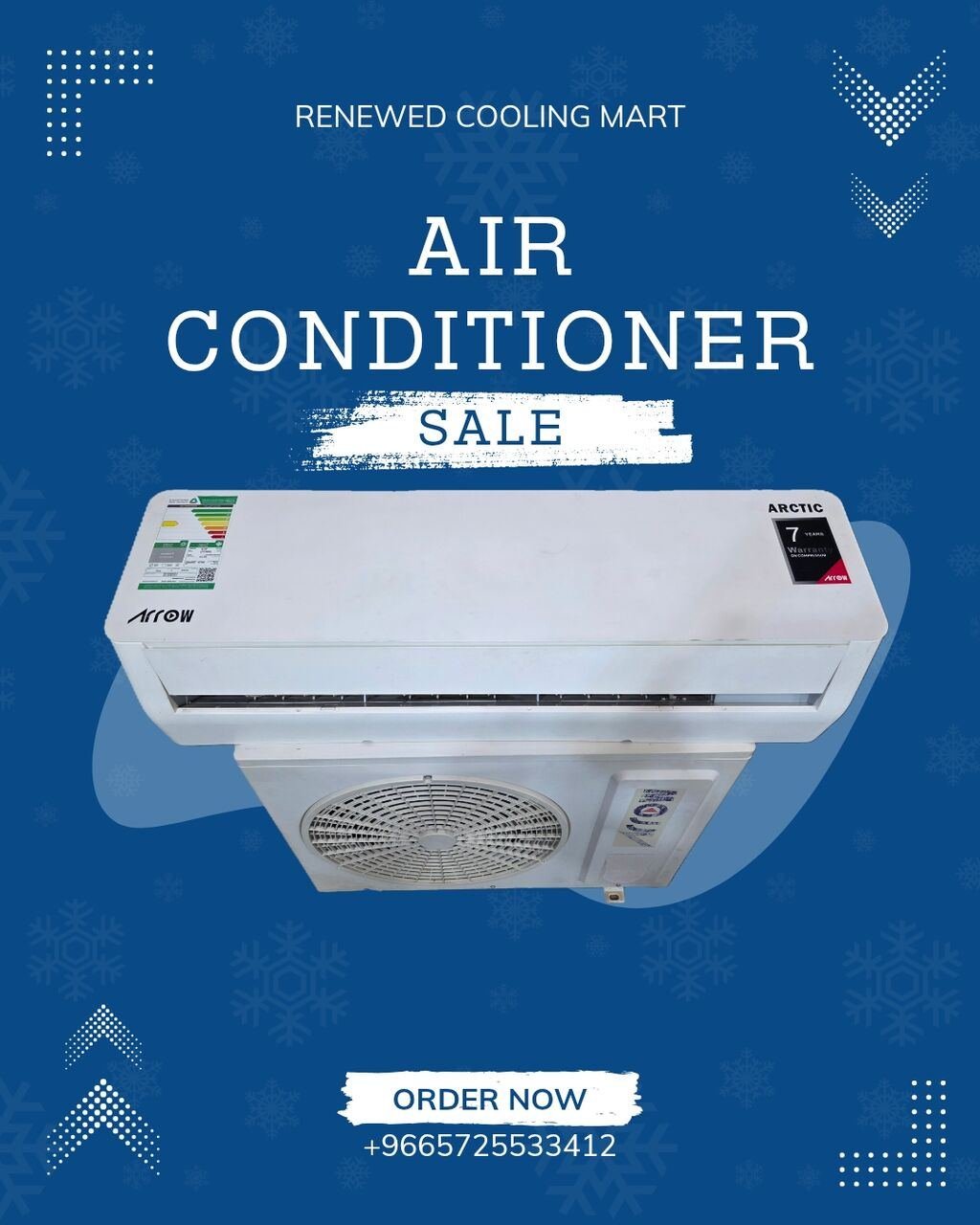 SAR 550, AFFORDABLE SPLIT & WINDOW ACs AVAILABLE!