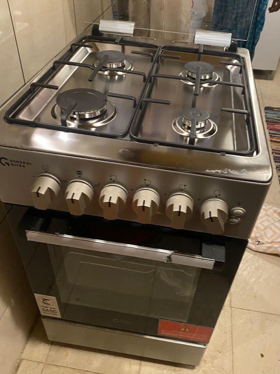 SAR 700, Brand New General Ultra Freestanding 4-burner Gas Cooker And Oven