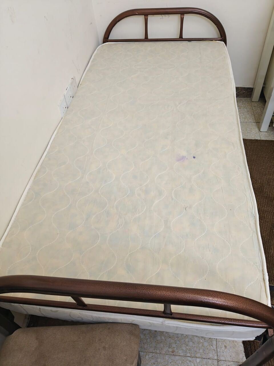 SAR 150200150, Single Bed With Mattress, Foldable Bed With Mattress And Water Dispenser