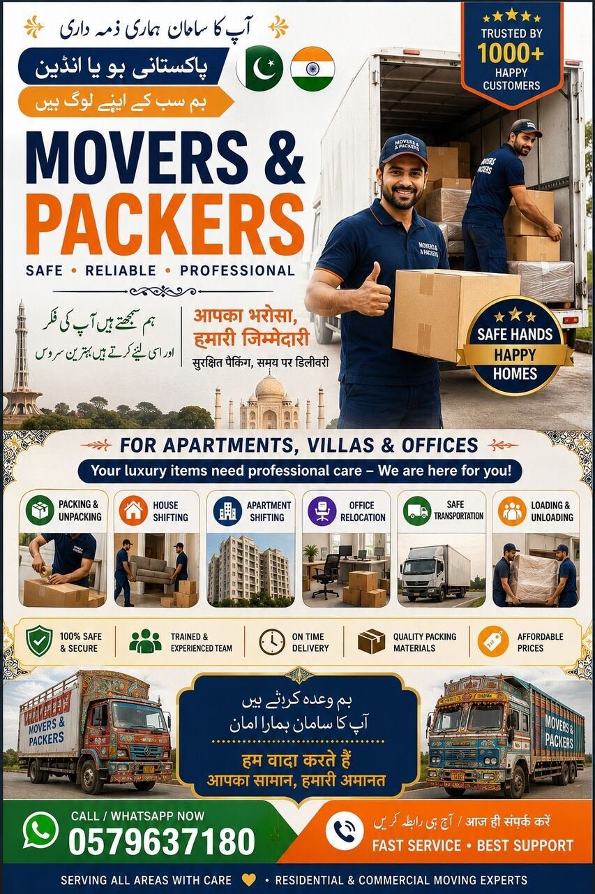 3 BR, Professional Movers & Packers | Safe, Fast & Reliable Moving Service
