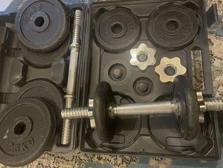 SAR 125, Black Dumbbell Set
