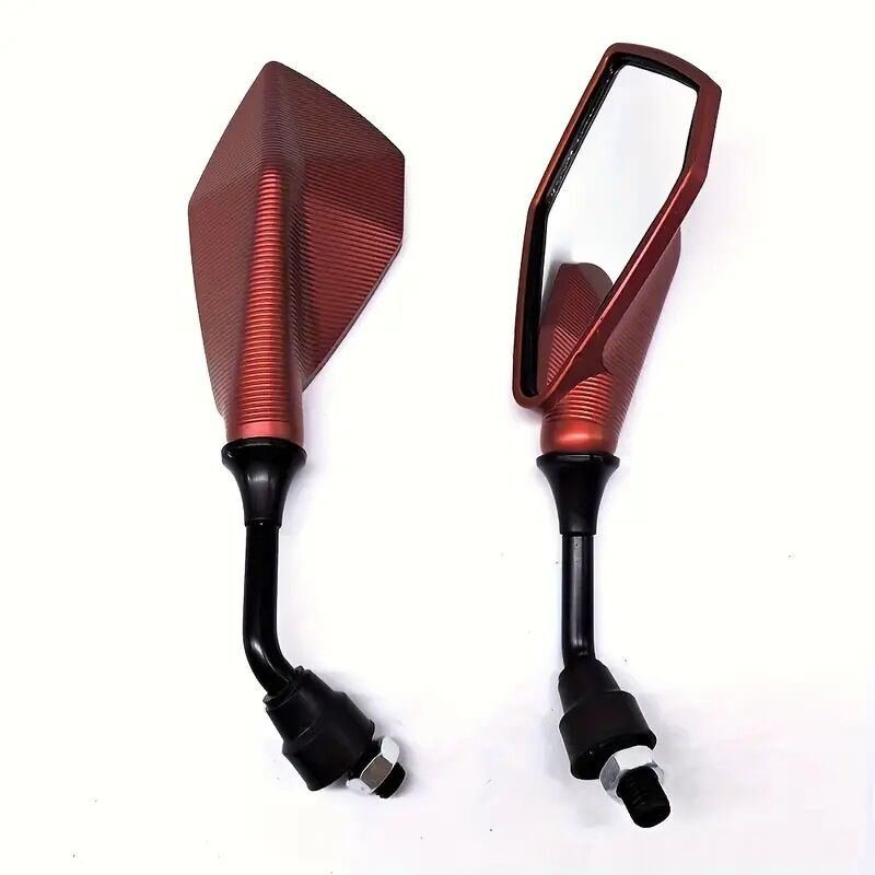 SAR 50, Red Side Mirrors For Scooters & Bicycles
