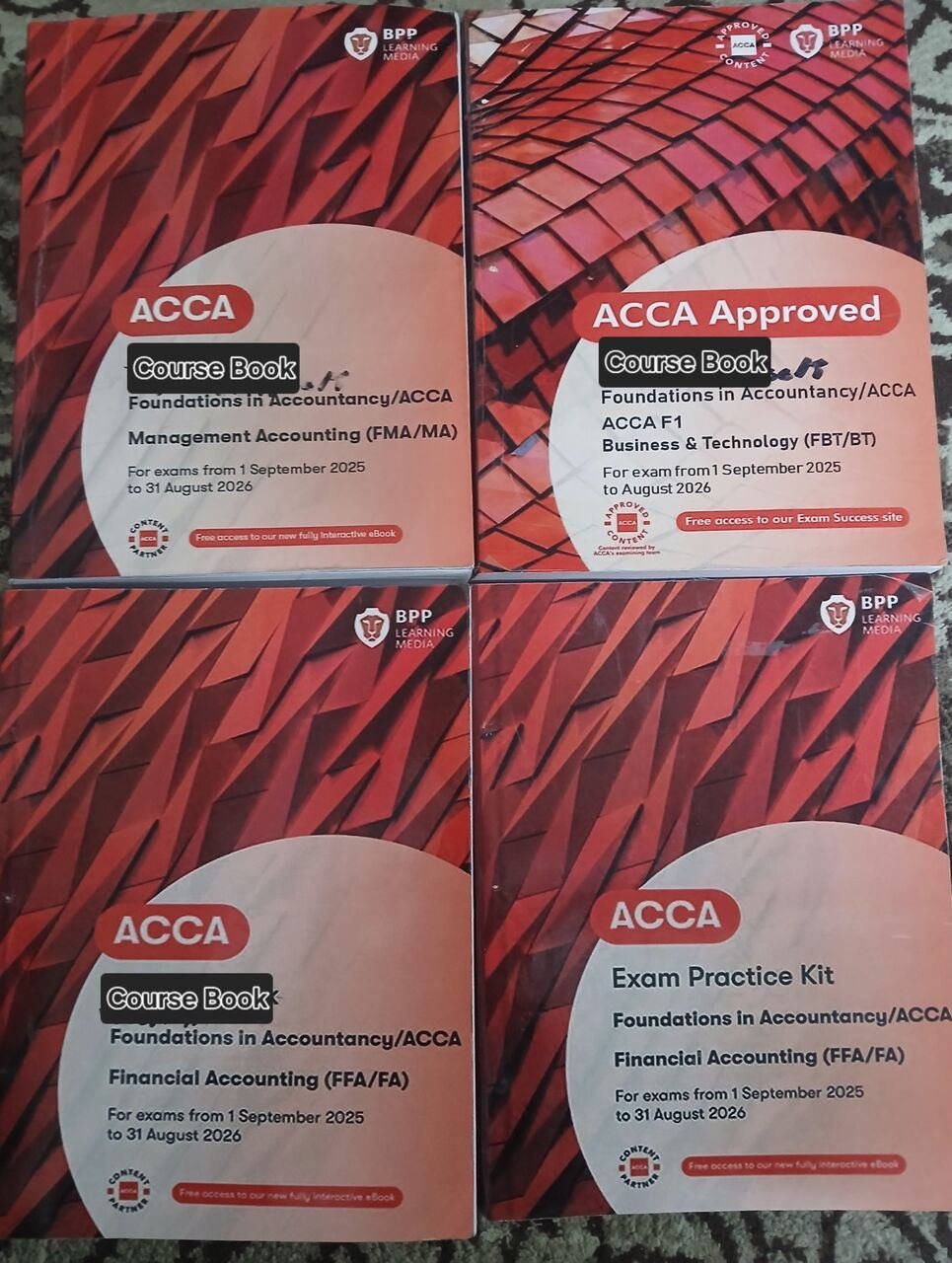SAR 40, ACCA Books For Sale