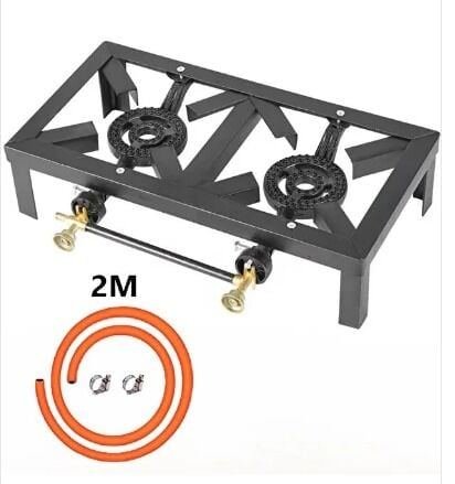 SAR 200, 🔥 GAS CYLINDER & 2-BURNER STOVE FOR SALE 🔥