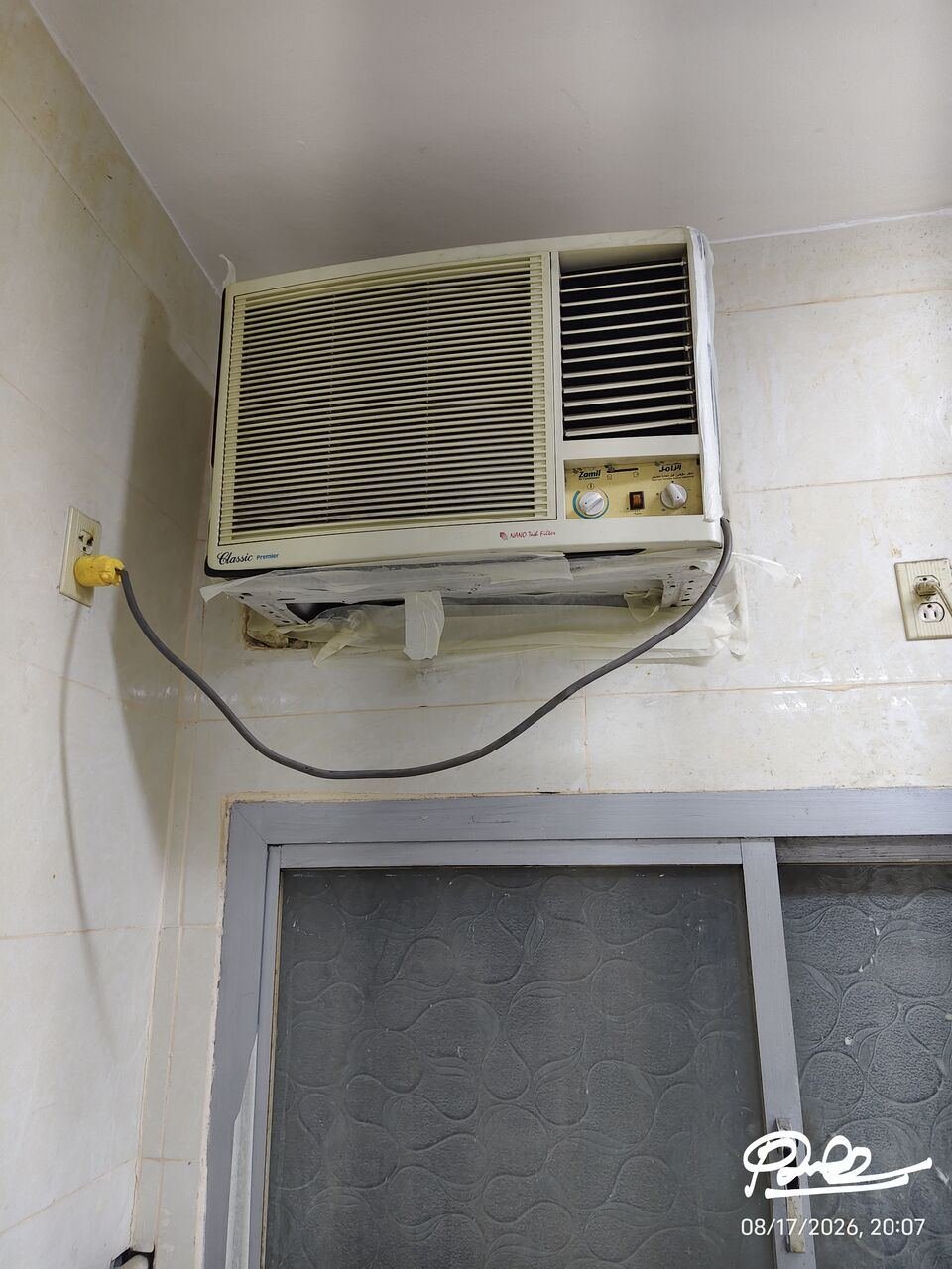 SAR 600, Zamil AC 650, Washing Machine 550,freige 170, Cooking Cylinder+stove 200