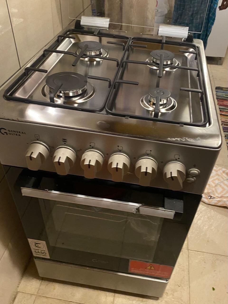SAR 700, Brand New General Ultra Freestanding 4-burner Gas Cooker And Oven