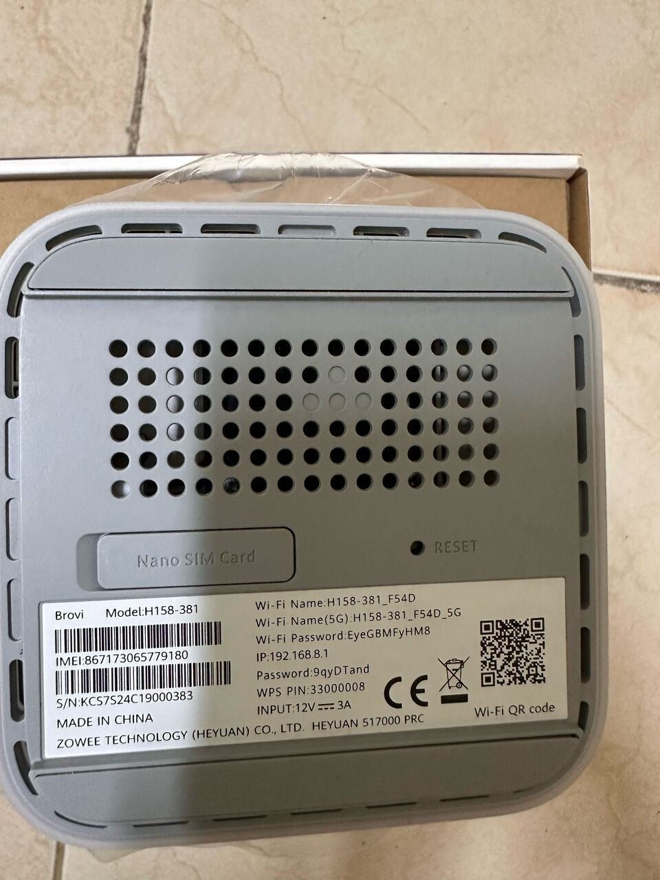 SAR 590, CPE PRO 5 Advanced High-speed 5G Wireless Router Router