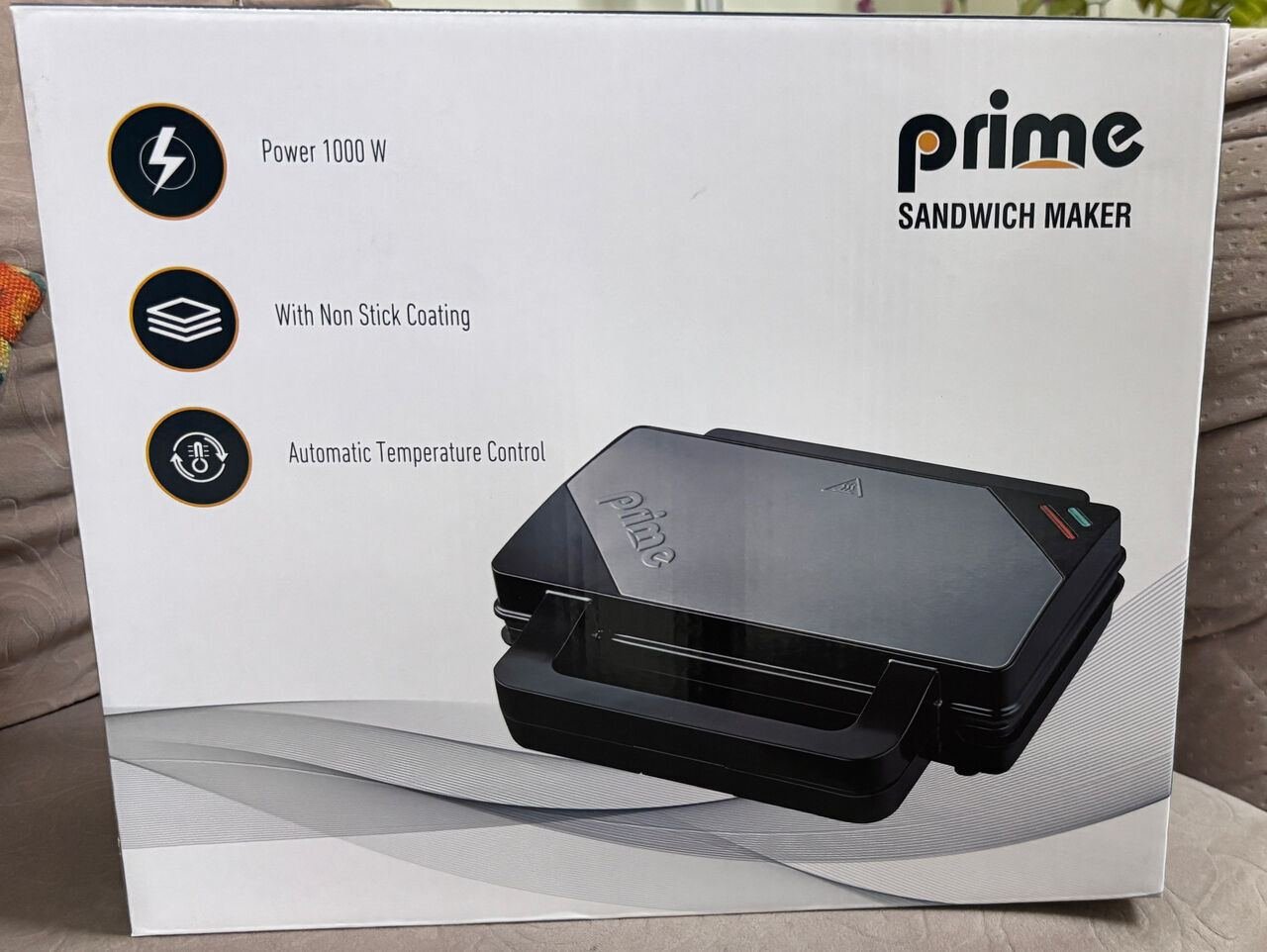 SAR 35, Prime Sandwich Maker 15days Used
