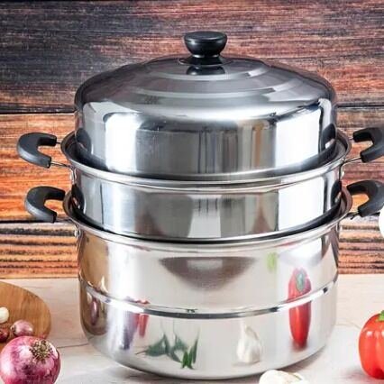 SAR 40, Steamer Pot For Kitchen (Brand New) 50% Discounted Price