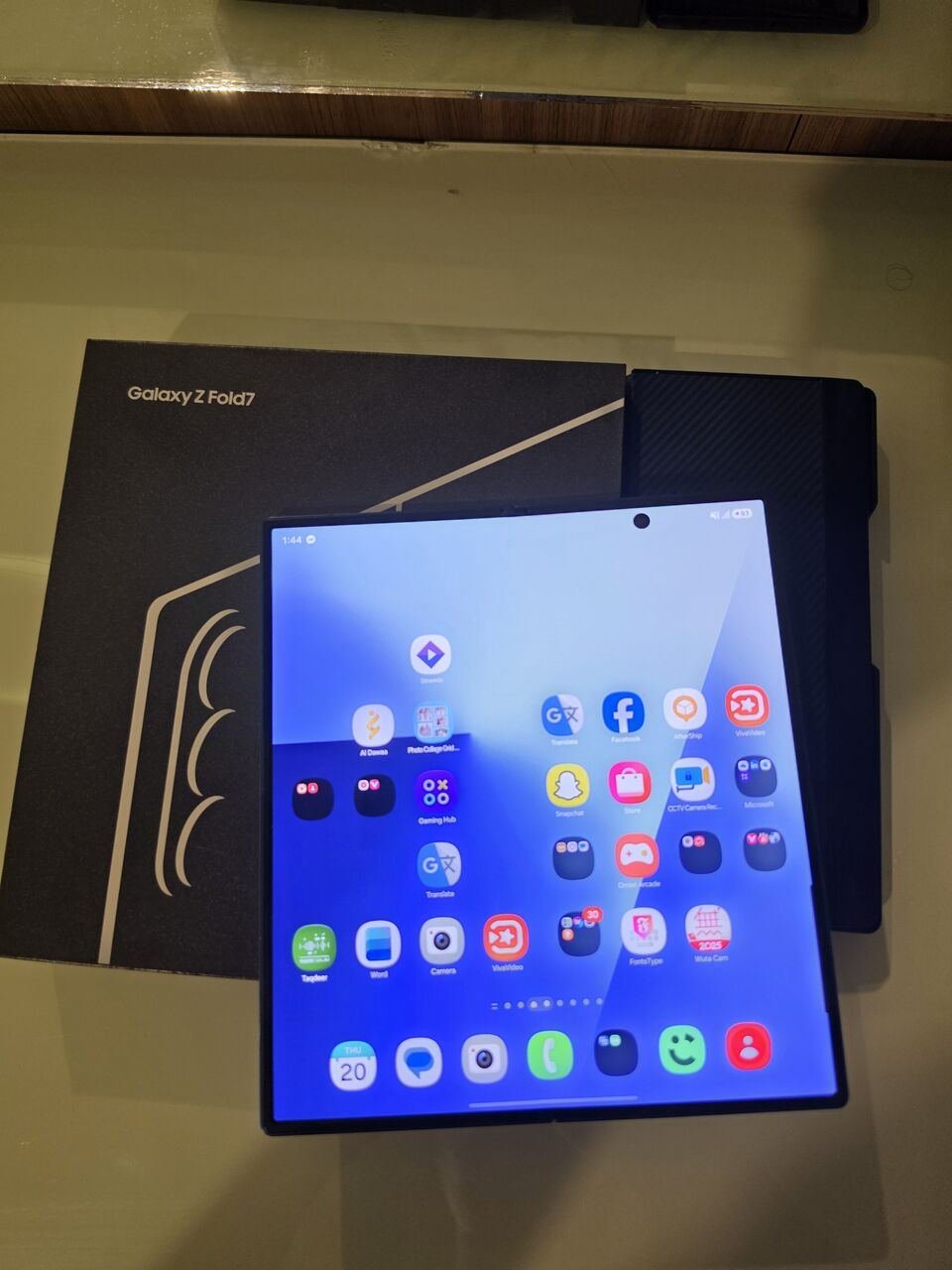 SAR 3999, Samsung Galaxy Z Fold7 (512gb) Shadow Blue