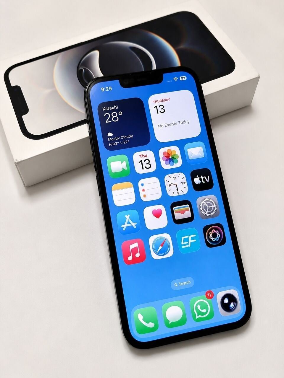 SAR 1550, Iphone 16e, Black 128GB