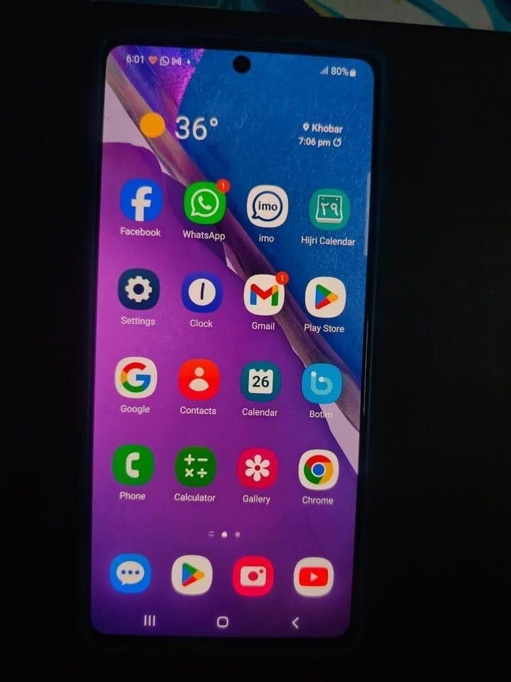 SAR 650, Samsung Galaxy Note 20 256GB Grey