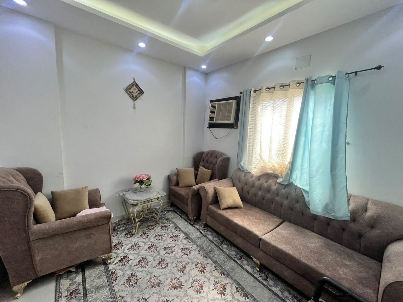SAR 1750, Three Sofa Very Good Condiiton And Three AC And Hanging Swing Chair