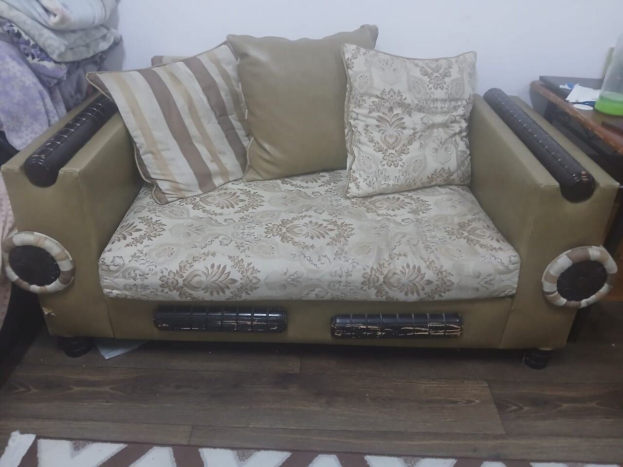 SAR 399, Brown Sofa In A Very Cheap Price