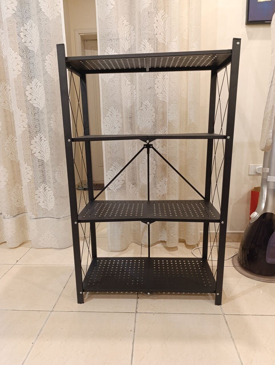 SAR 75, Storage Rack, Metallic, Foldable