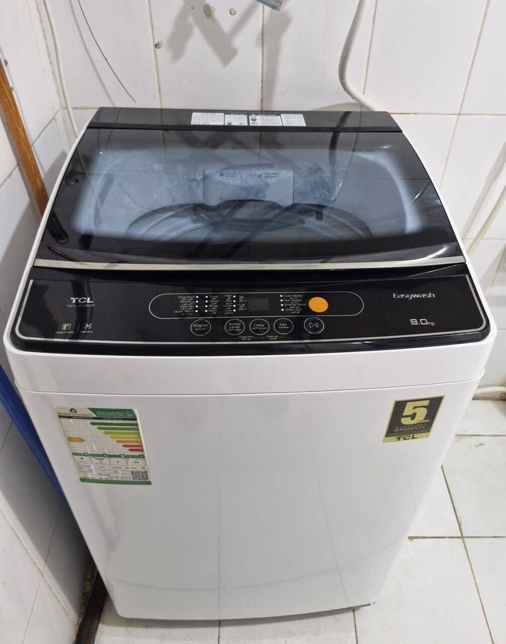 SAR 650, 9 Kg Fully Automatic Washing Machine For Sale Like A New