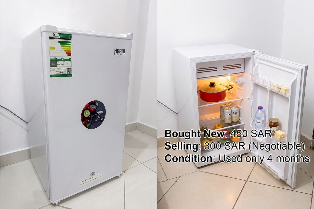 SAR 1900, Lightly Used Appliances & Furniture For Sale: Fridge, Washing Machine, Stove, Gas, Bed