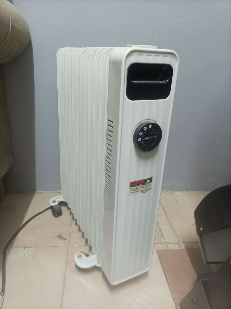 SAR 185, Lawazim 2500W Oil Heater For Sale – Excellent Condition