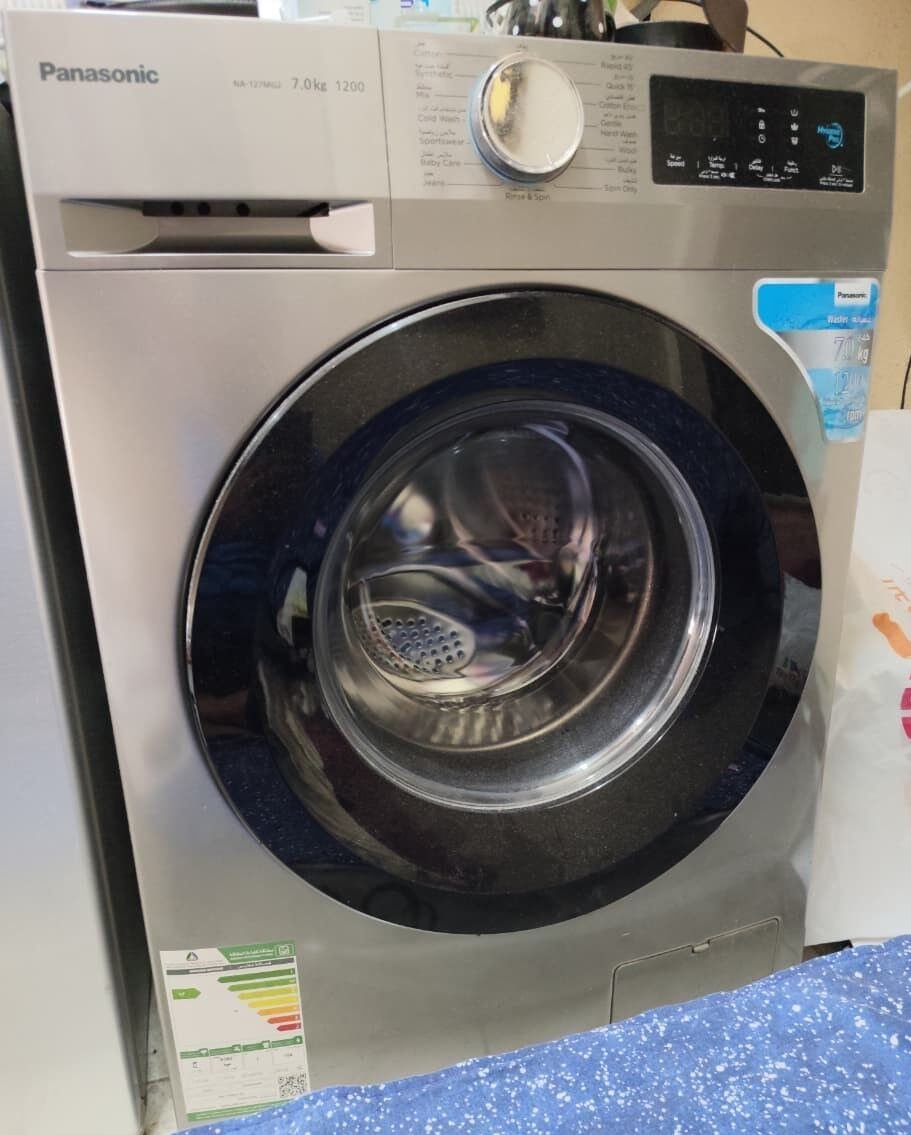 SAR 1200, Panasonic Fully Automatic Front Load Washing Machine Model: NA-127MG2 - 15 Programs
