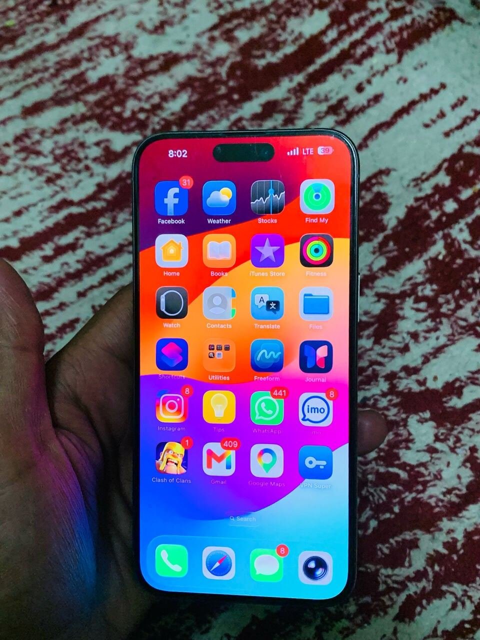 SAR 2800, I Phone 15 Pro Max