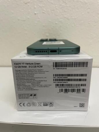 SAR 3300, Xiaomi 17 (12GB RAM / 512GB Storage) – Only 2 Weeks Old