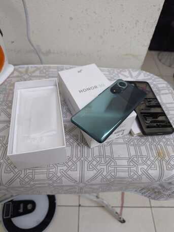 SAR 650, Honor 50 5G Snapdragon 778G 6GB RAM 128GB ROM For Sale / Exchange With Difference Of Price