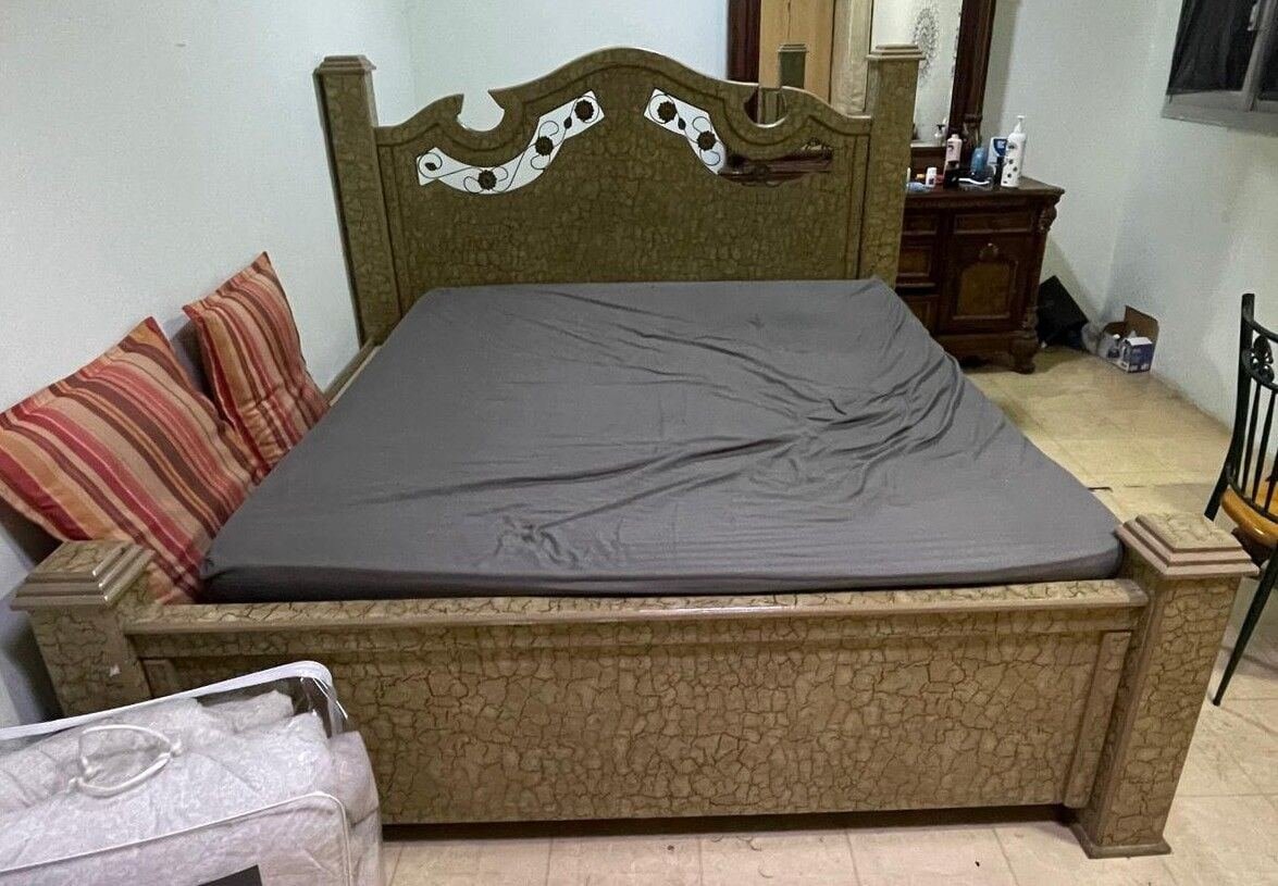 SAR 1, Double Size Bed With Mattress