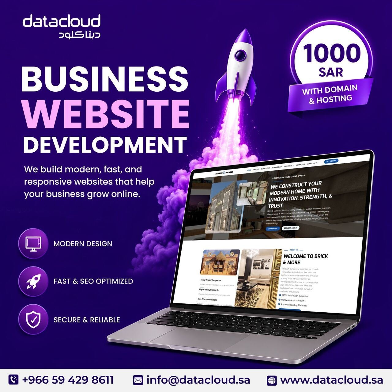 SAR 1500, We Create Websites That Work – From Vision To Reality Jeddah