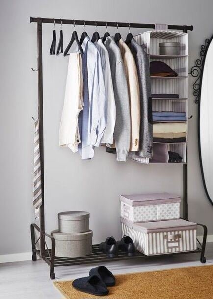 SAR 1, 100/- IKEA White & Black Writing Board,120/- IKEA Clothing Shoe Stand 80/-cloth Stand