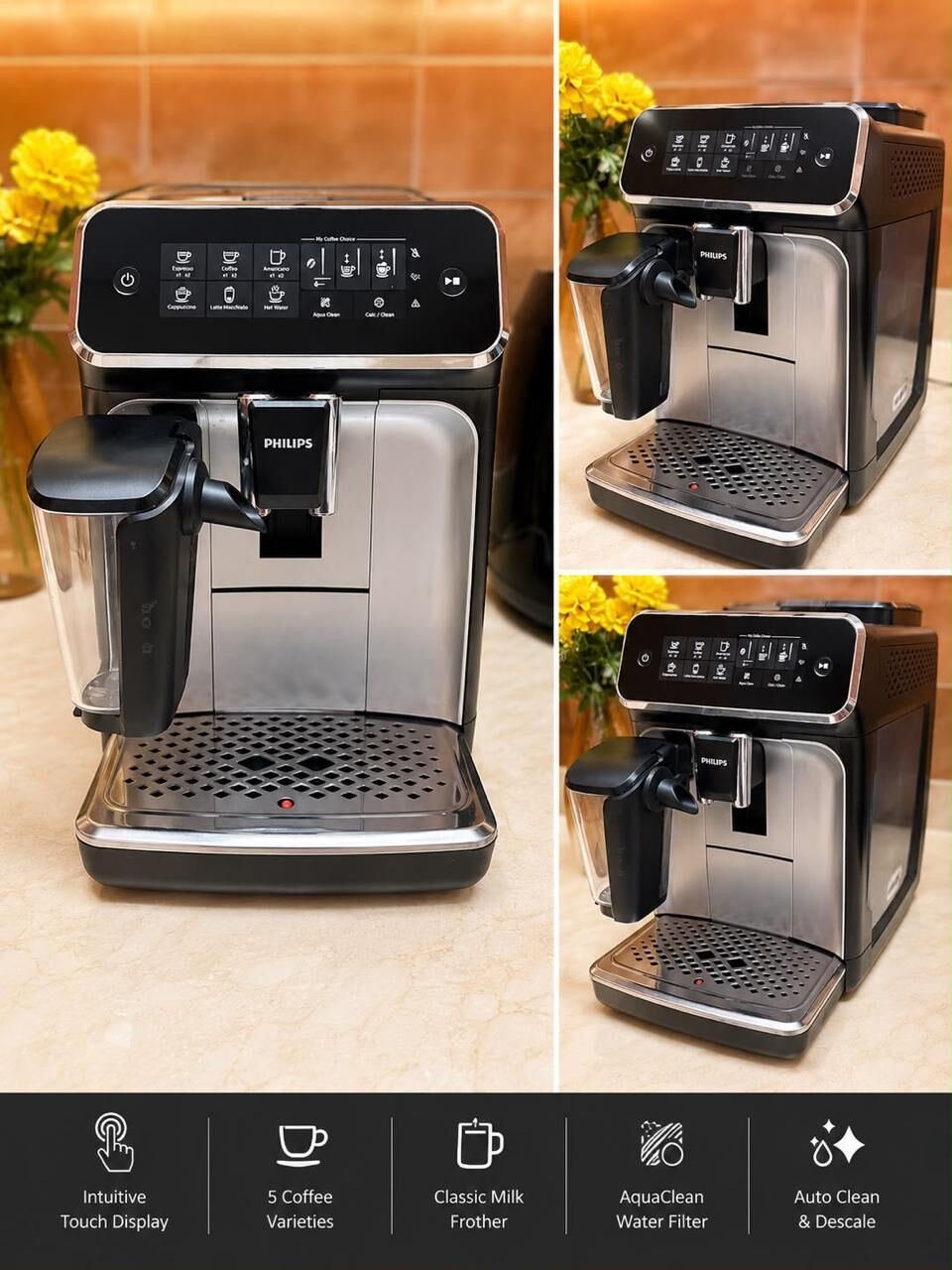 SAR 1700, Phillips Coffee Machine 3200 Latte Go