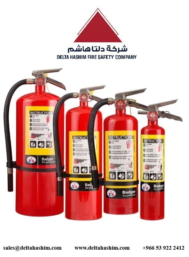 BADGER, UL Listed, Aramco Approved Portable Fire Extinguishers Bulk Stock Available