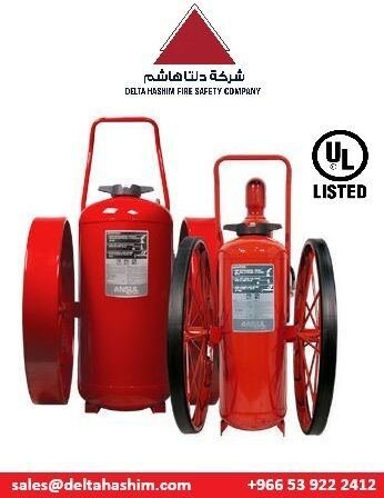 Ansul, UL Listed, Aramco Approved, 125 LBS Wheeled Fire Extinguishers Bulk Stock Available