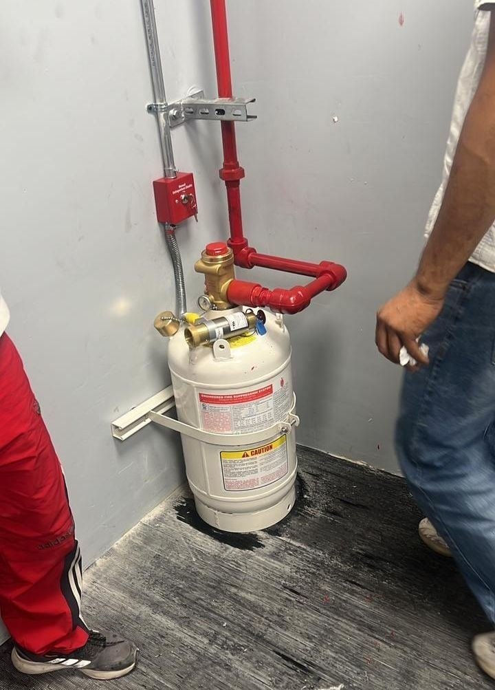 SAR 1, تركيب وإعادة تعبئة نظام السلامة من الحرا