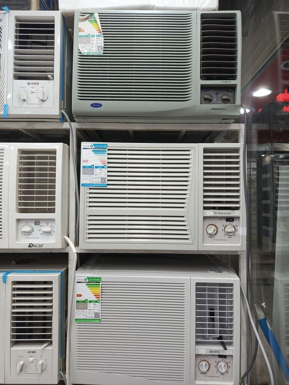 SAR 1, For Sale, Used, Clean, Almost New Window Air Conditioners, With Warranty, With Delivery