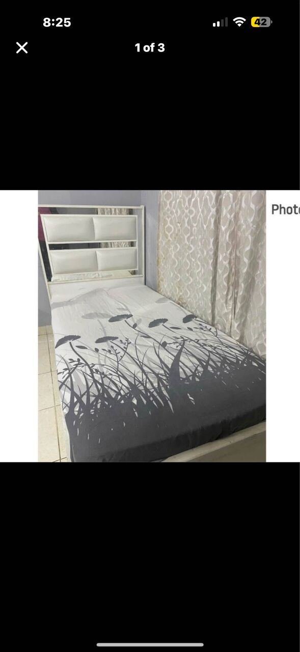SAR 230, Single Bed With Mattress For Sell On Good Price And Very Good Condition Like New