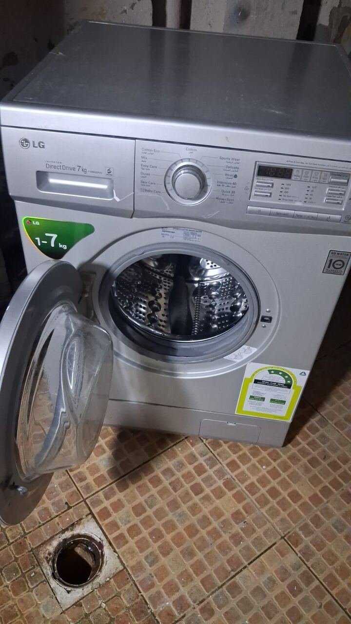 SAR 550, ✓LG FRONT LOAD FULLY AUTOMATIC WASHING MACHINE(Direct Drive)— SAR 550!