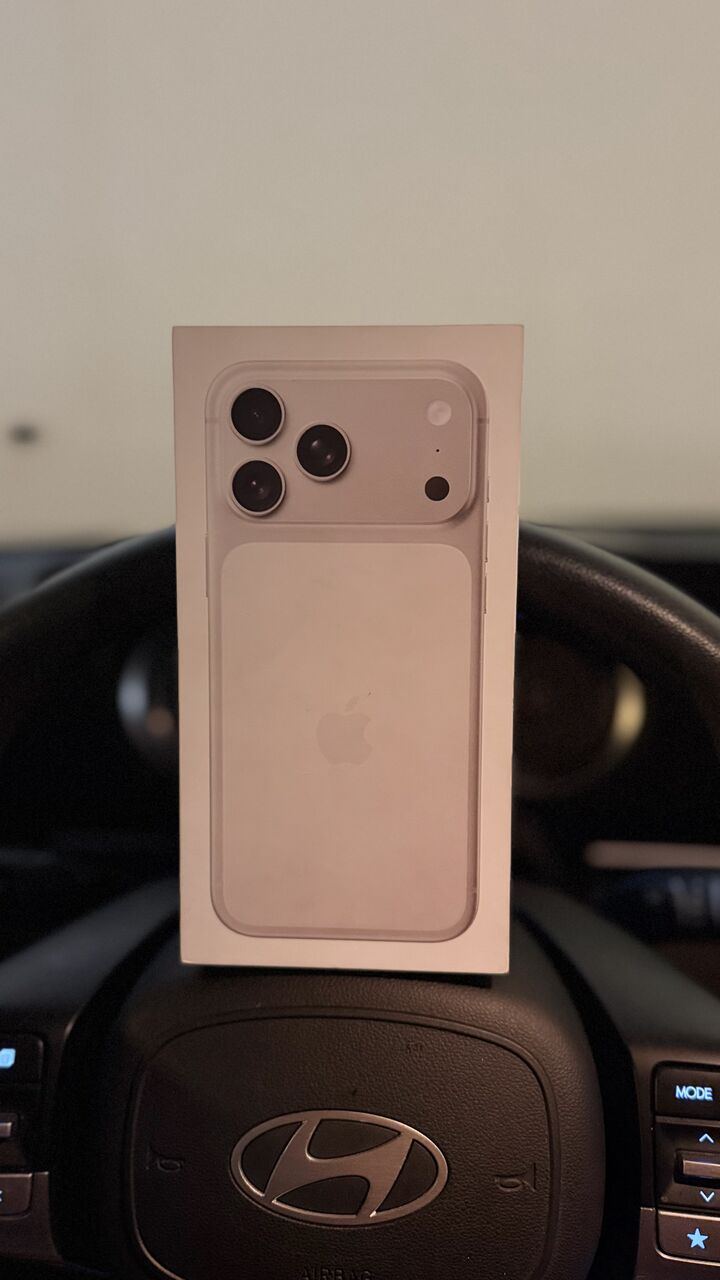 SAR 6250, FOR SALE – IPhone 17 Pro Max (512GB) – Silver | Brand New & Sealed