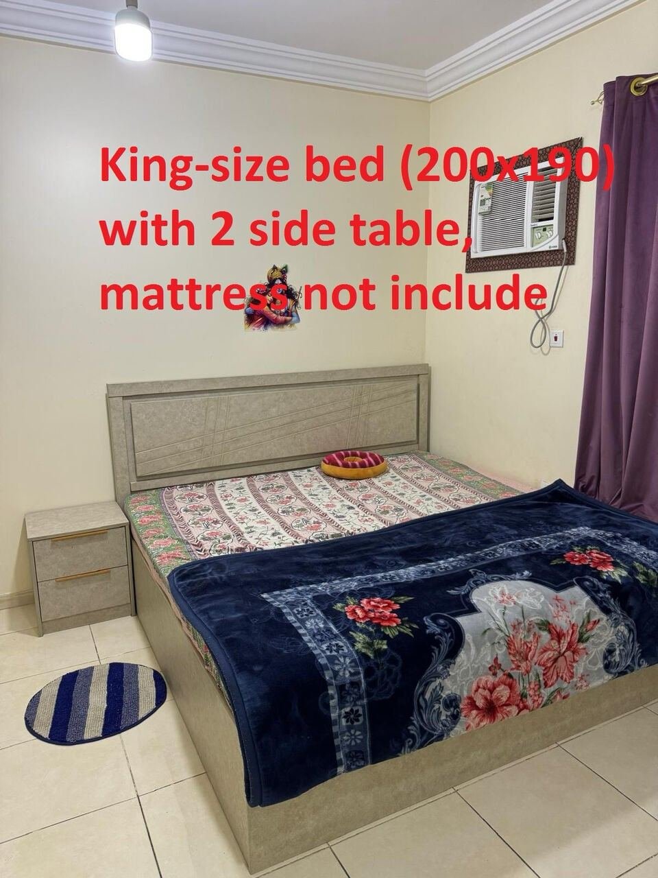 New And Well Maintained Bed Available