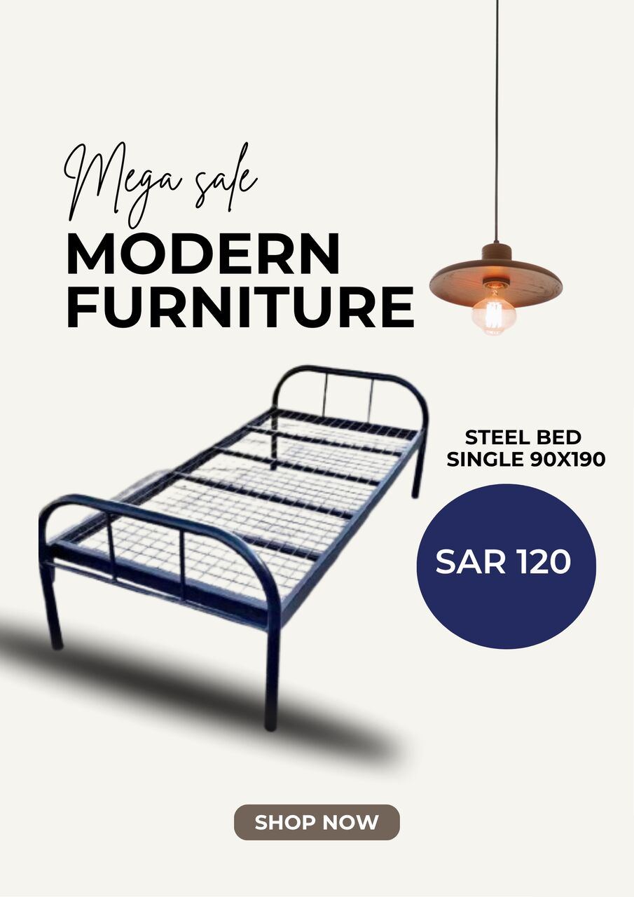 New Steel Bed Dabule And Single