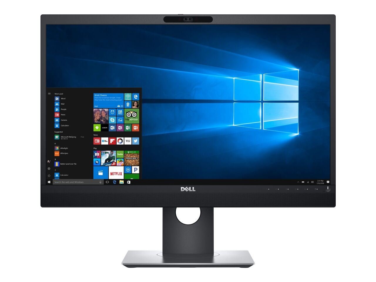 SAR 299, DELL 24" VOIP LED (CAMERA+SPEAKER+MIC)