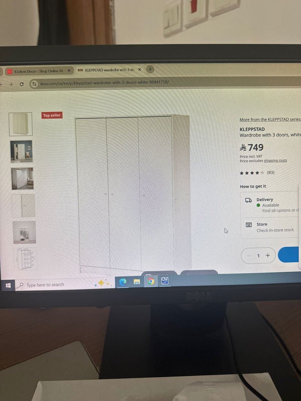 SAR 800, Ikea Cupboard