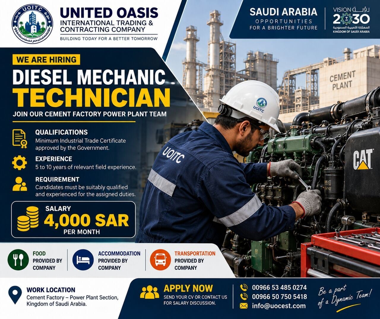 DIESEL MECHANIC TECHNICIAN