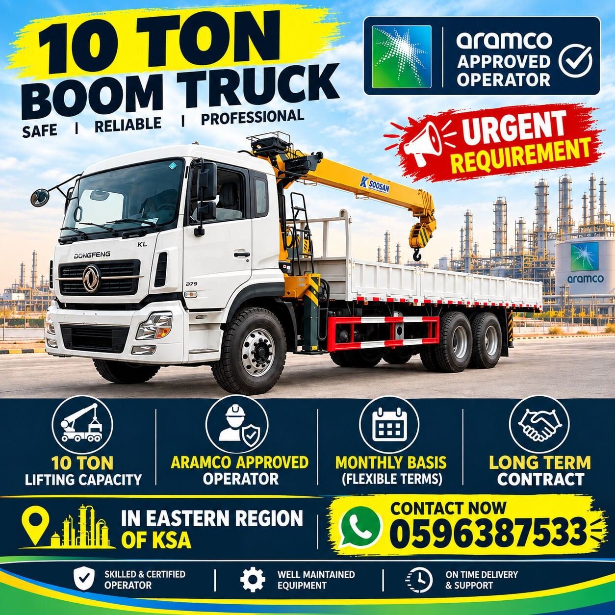 10 Ton Boom Truck