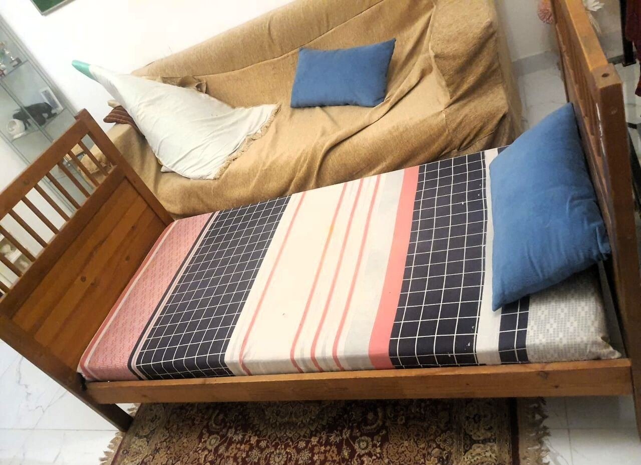 SAR 150, IKEA Single Bed With Mattress