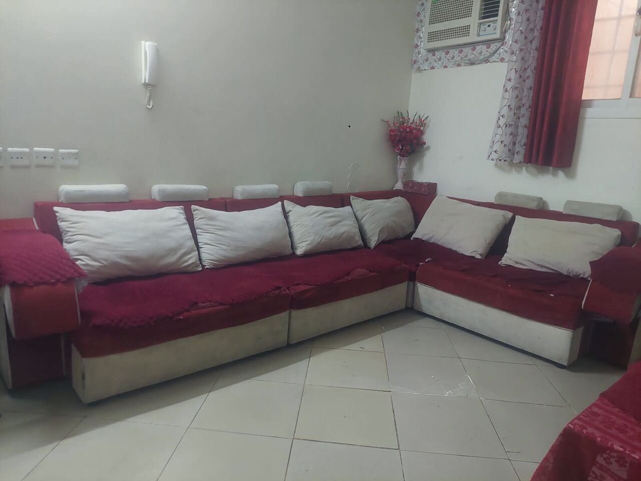 SAR 200150, SALE FOR SOFA SET AND WOODEN WARDROBE IN GOOD CONDITION