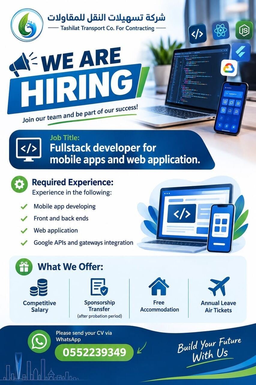 Fullstack Developer For Mobile Apps And Web Application